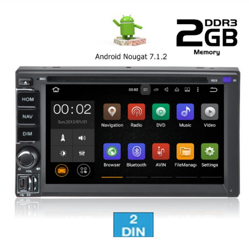 2 DIN Display - IQ AN7802 GPS